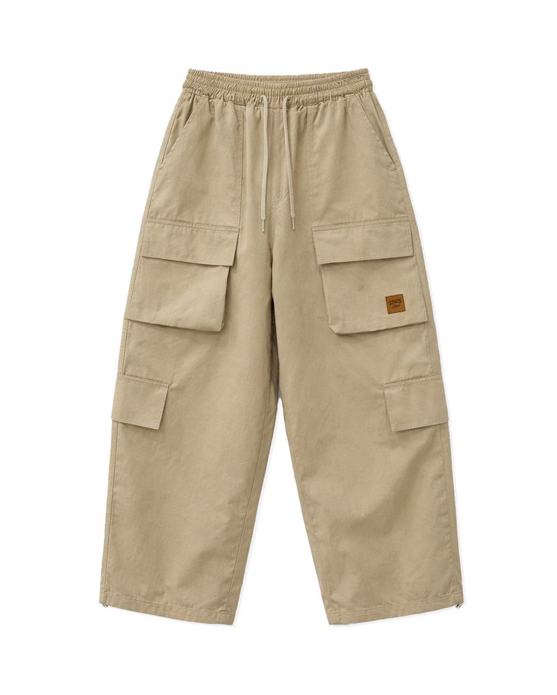 Utility Patch Wide Cargo Pants