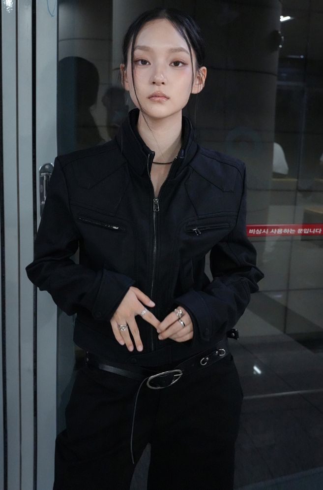 26FW★ MATTE SHIFT LOOSE LEATHER JACKET