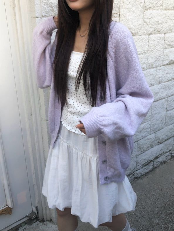 Buro Frill Banding Balloon Midi Skirt