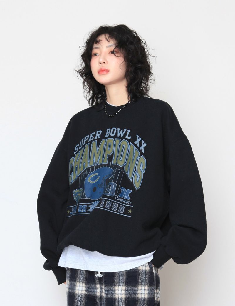 nutellike(ヌテールライク)の「Napping Super Bowl sweatshirt(Tops)」
