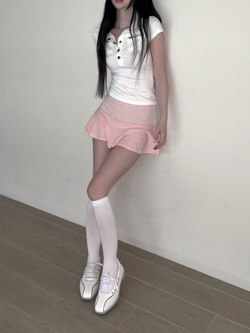 track flat shoes(2 color)