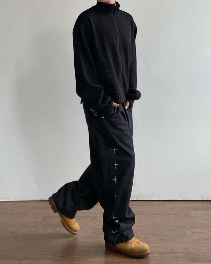 Heden Crop Knit Zip-up