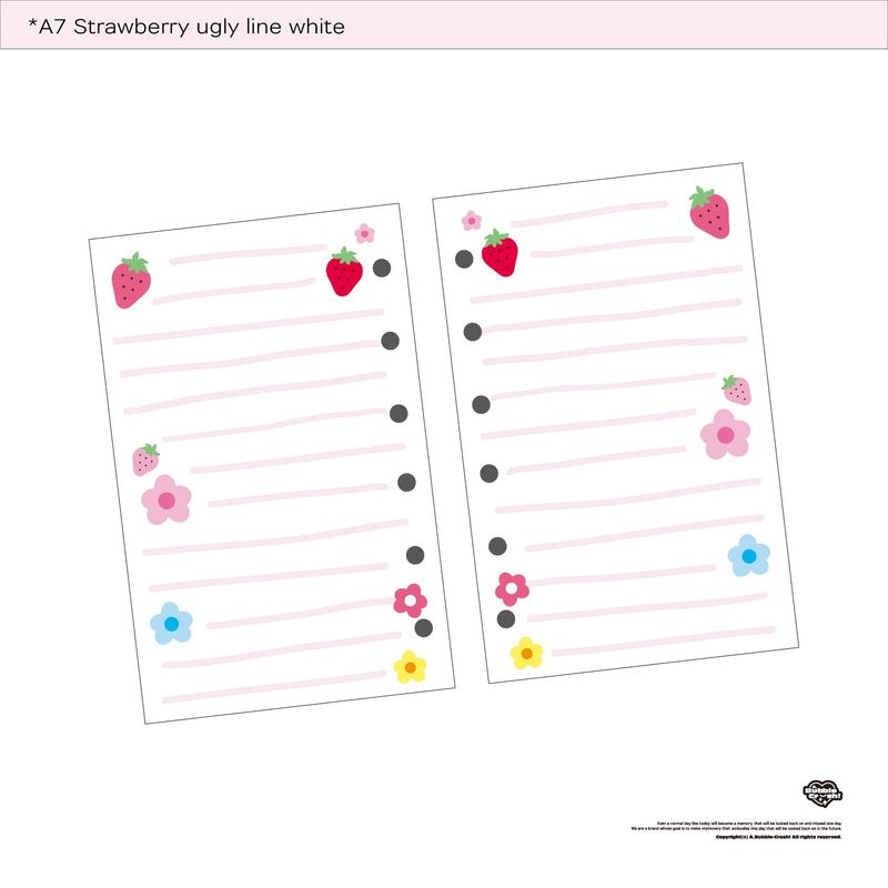A7 strawberry refill set