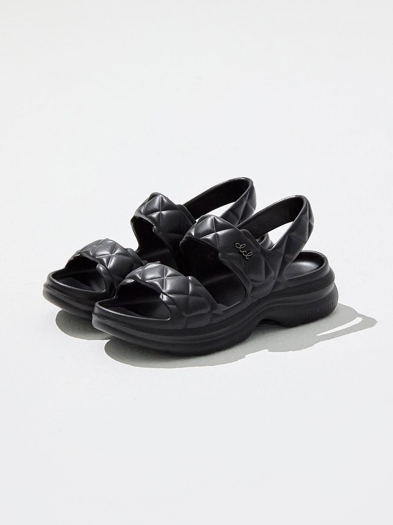 Pepper Salt Sandals - Black