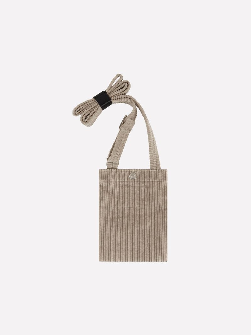 S.T.C. CORDUROY CROSS MINI BAG (BEIGE)