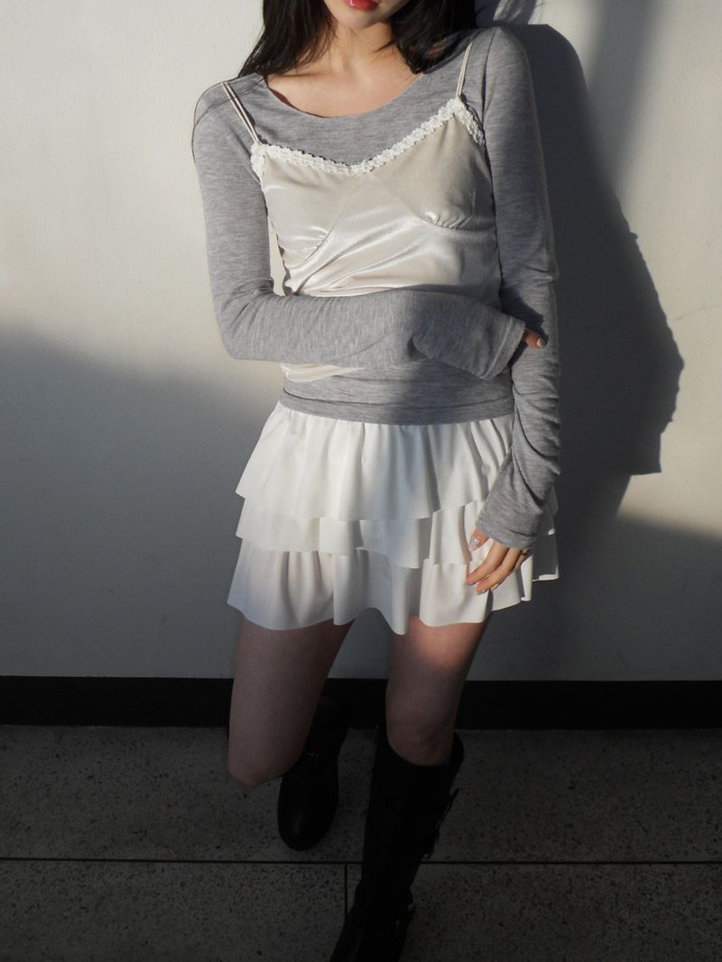 peony frill skirt