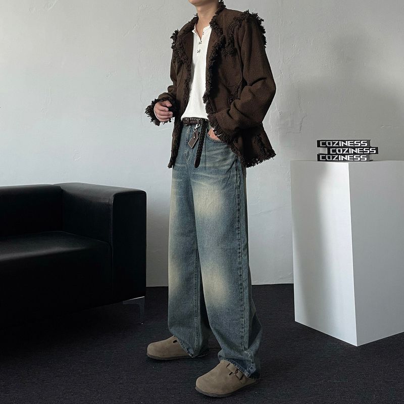 TR2528 Two Point Sand Wide Denim (2 colors)