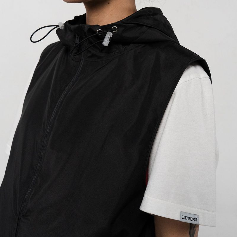  AUTHENTIC LIGHT VEST WINDBREAKER (BLACK)