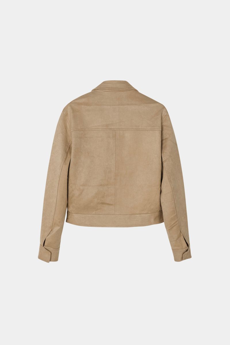 Western Collar Suede Jacket (No.849)