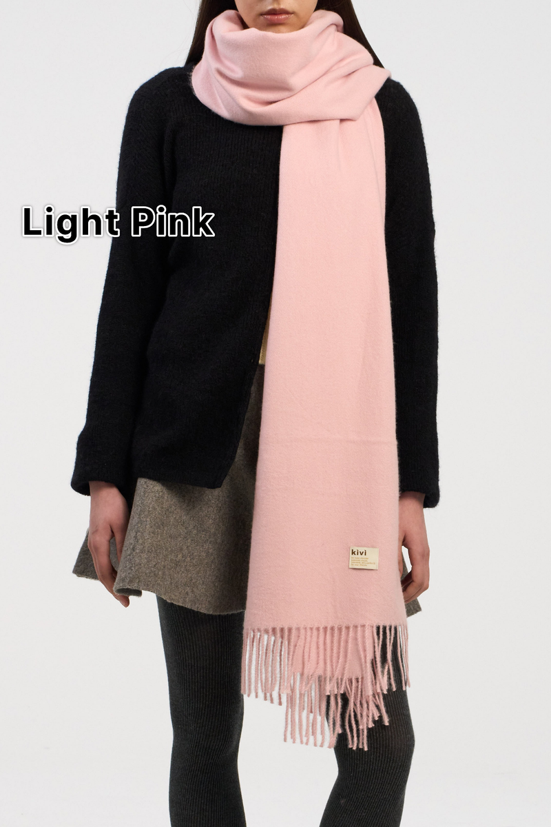 plain knit muffler scarf (12COLOR)