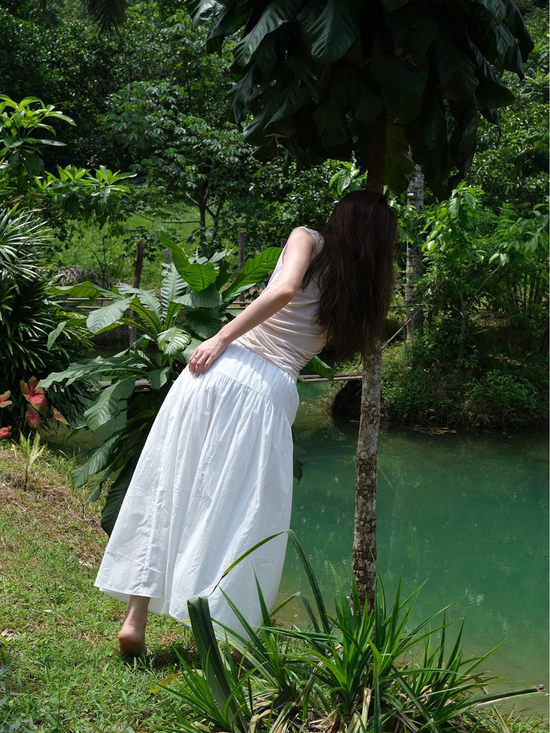 Soft Drape Sleeveless (Oatmeal)