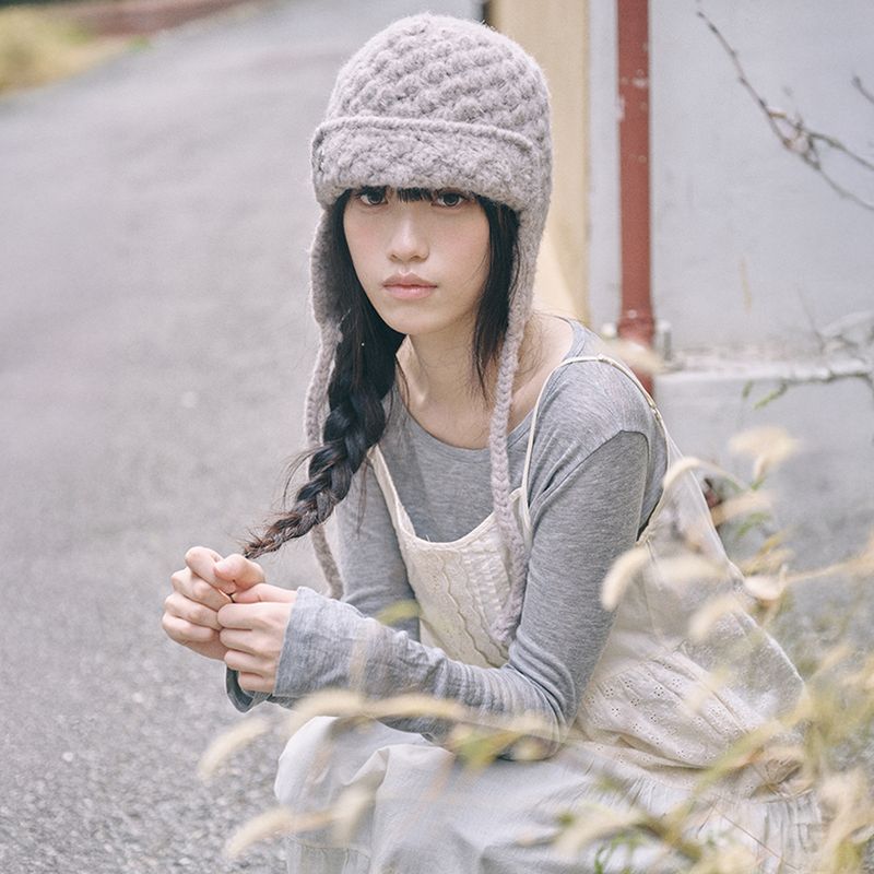 handmade crochet trooper hat beige