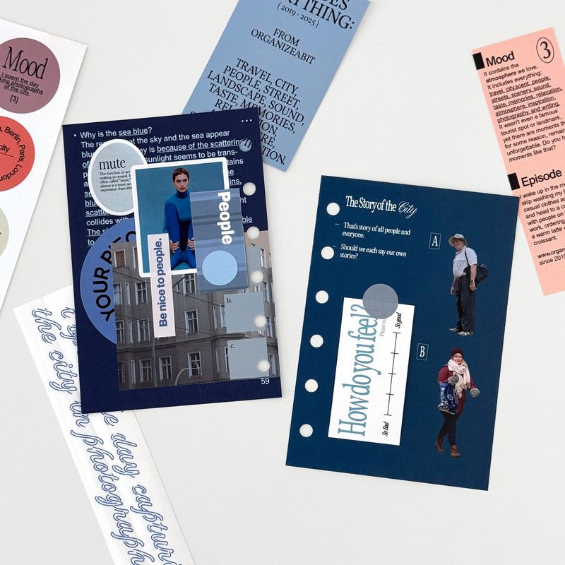 oab mood pack4 / scrap sticker set