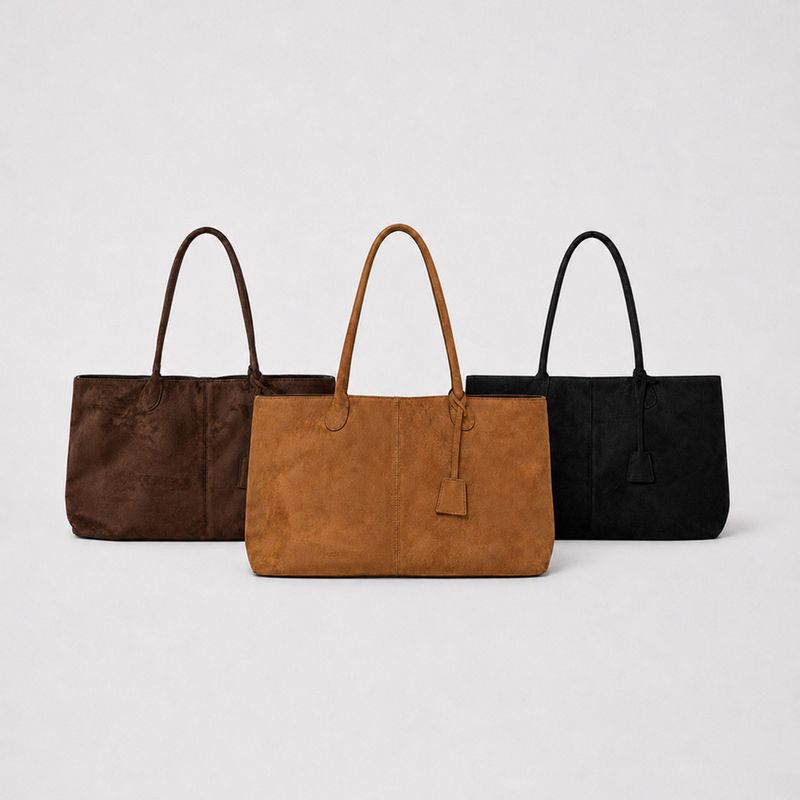 OV 54603 Suede Strap Shoulder Bag (3 colors)