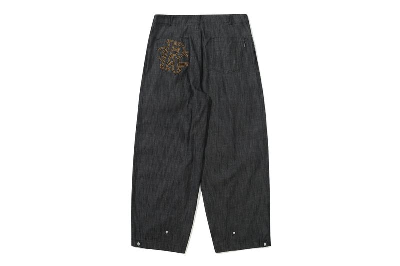 DENIM PINTUCK SLACKS