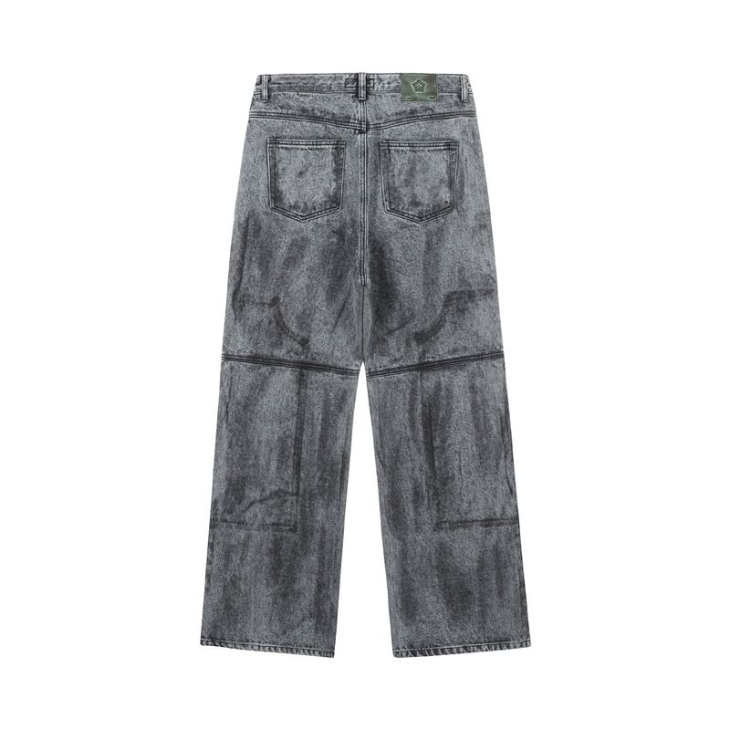 [24SS LSD COLLECTION] Dirty Washed Carpenter Pants_Dusty Black