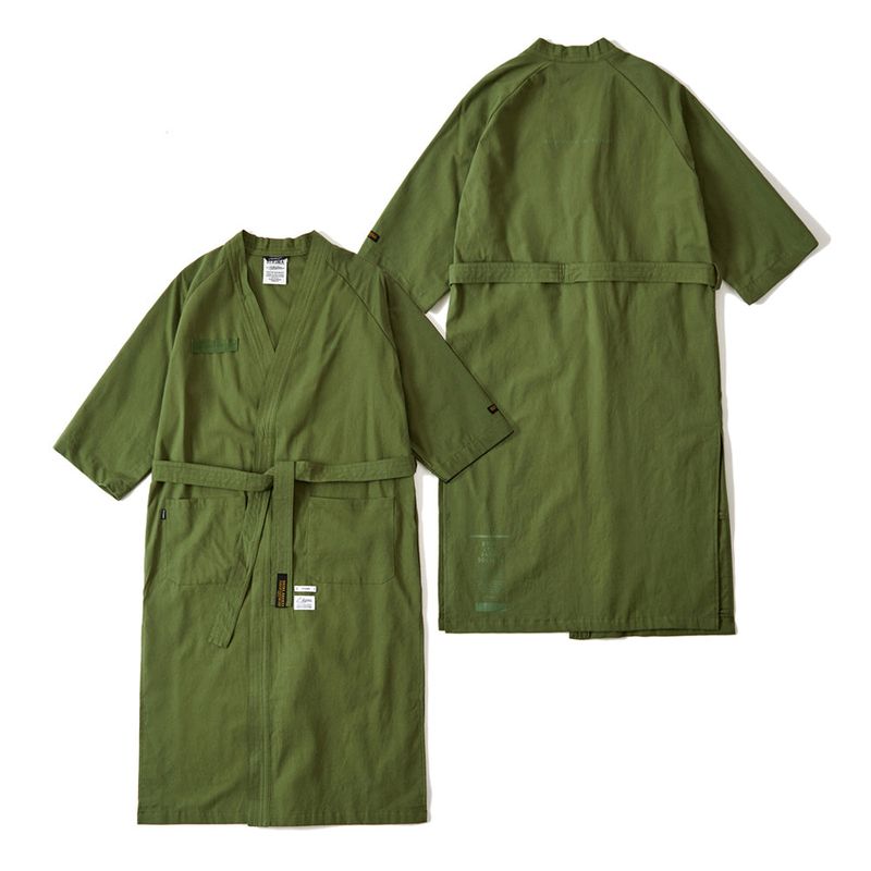 STIGMA(スティグマ)の「TECH LINEN ROBE OLIVE(Jackets/Outerwear)」