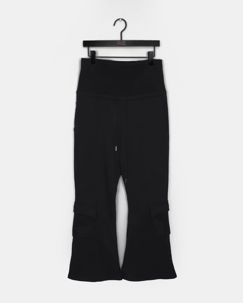Remo Fleece Cargo Bootcut Fold Pants