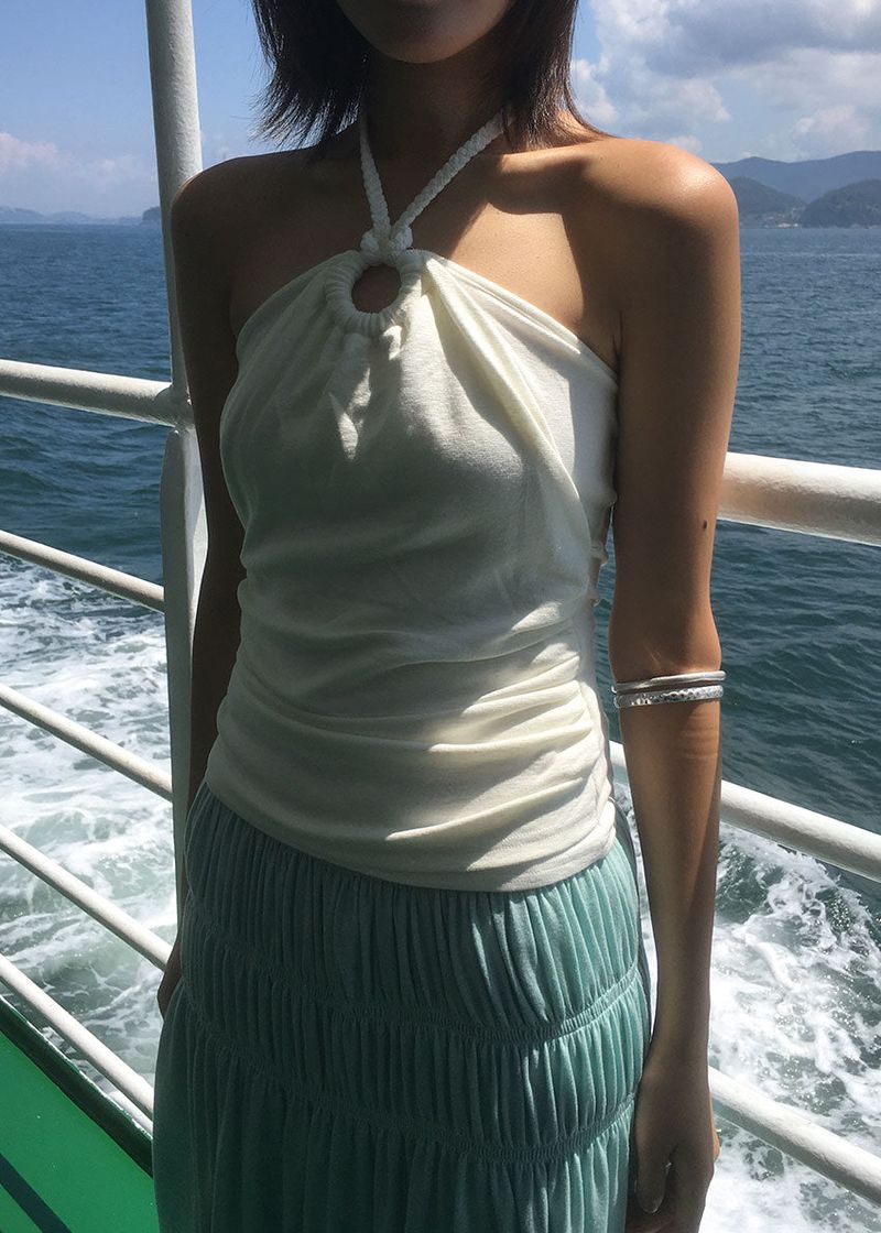ROPE HALTER TOP