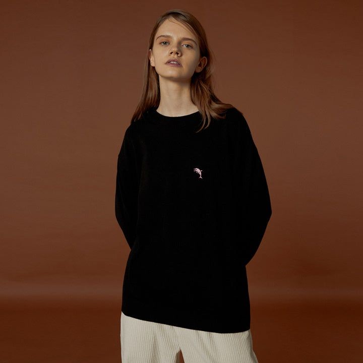 Dolphin Cashmere Crew Neck Knit