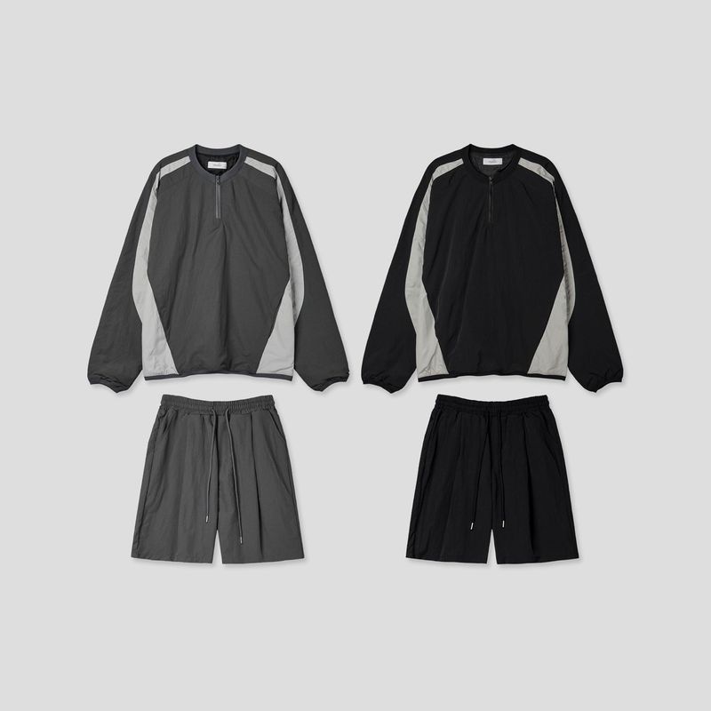 Side Pin-Tuck Shorts 2COLOR