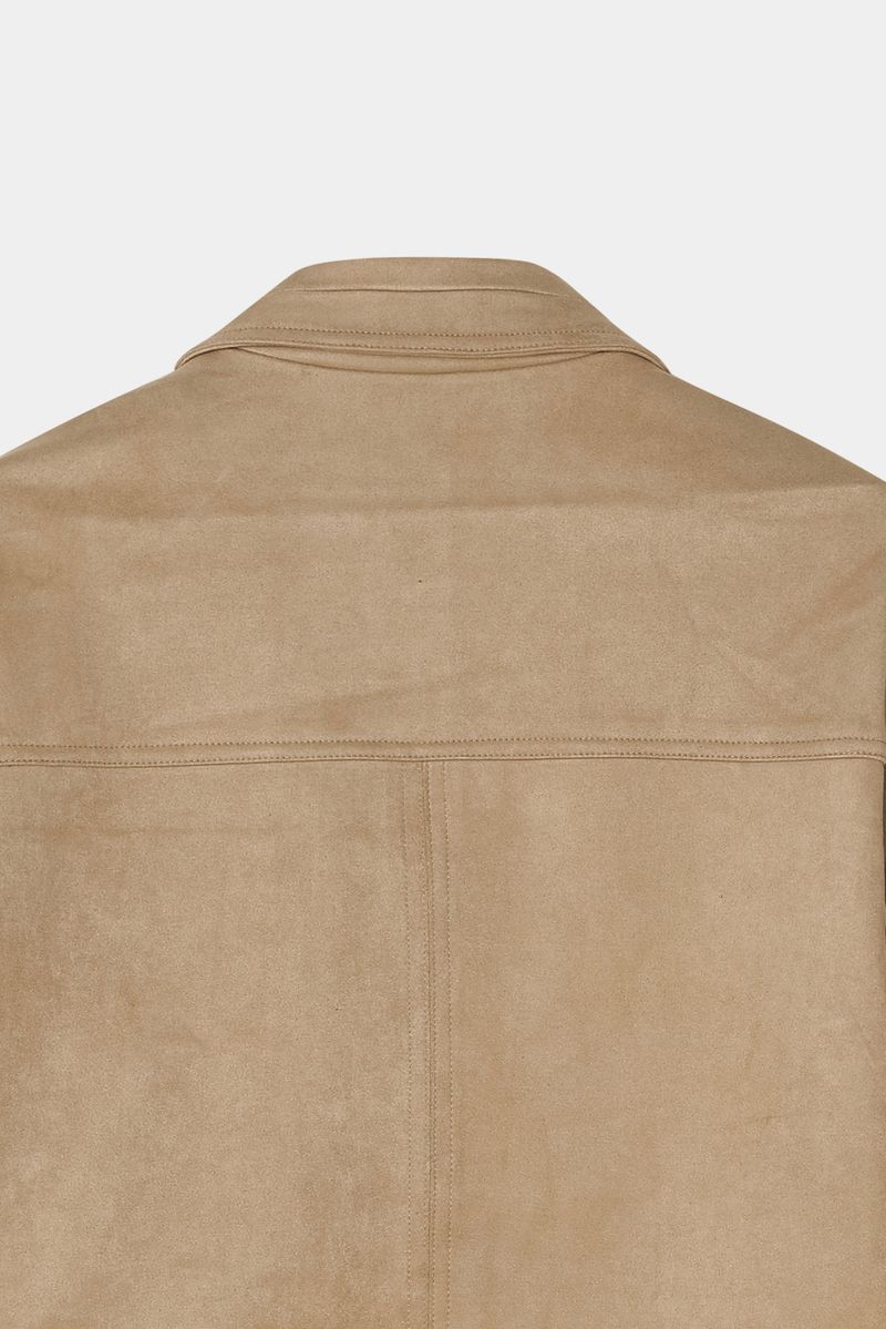 Western Collar Suede Jacket (No.849)