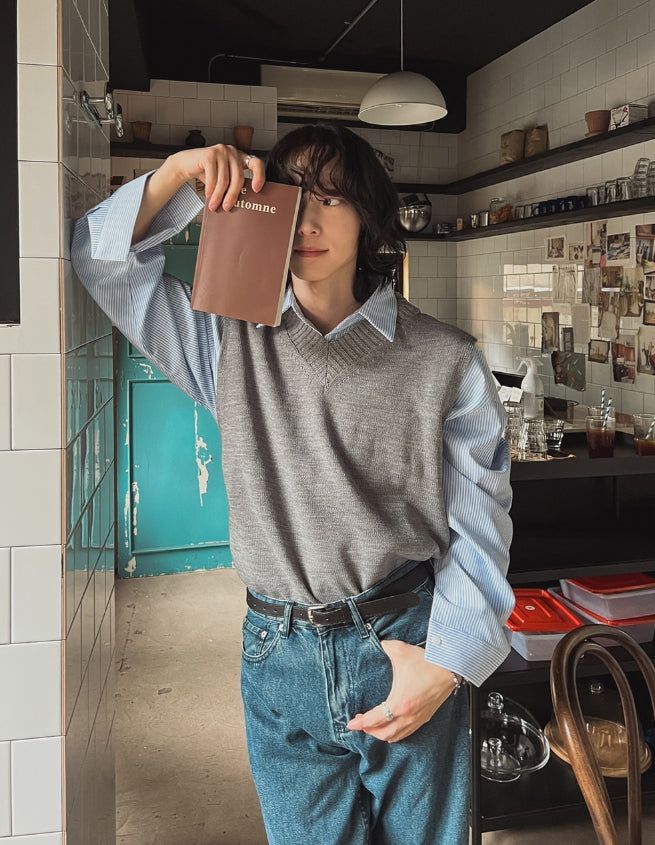 Autumn Basic Knit Vest