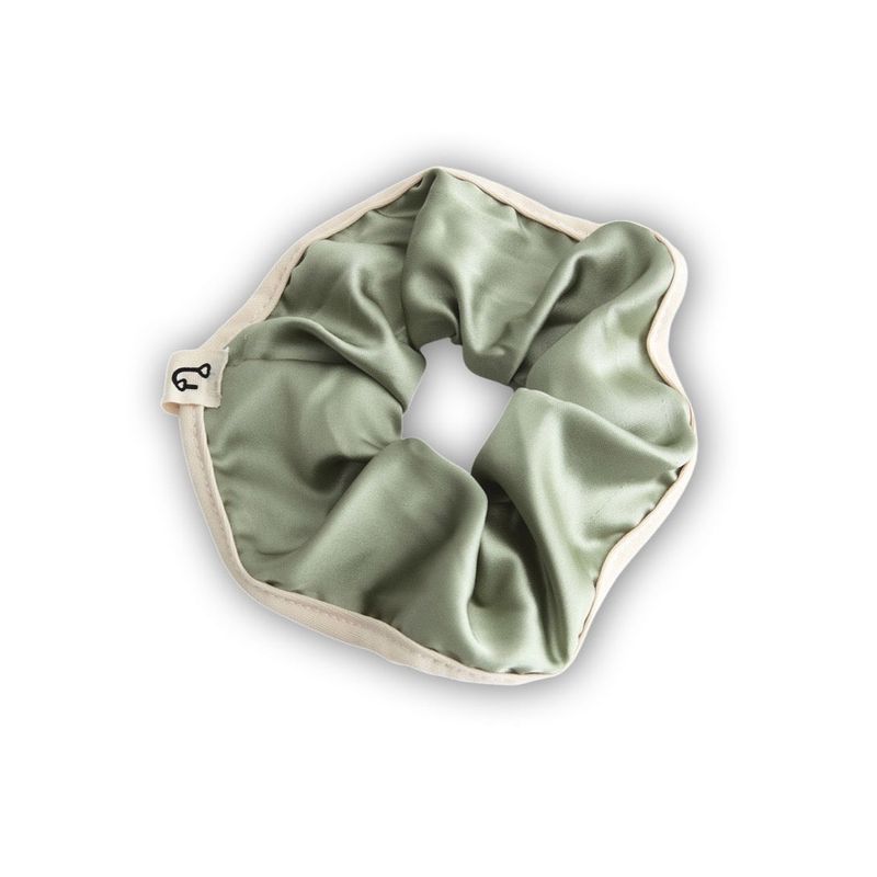 Colorful Line Satin Scrunchie