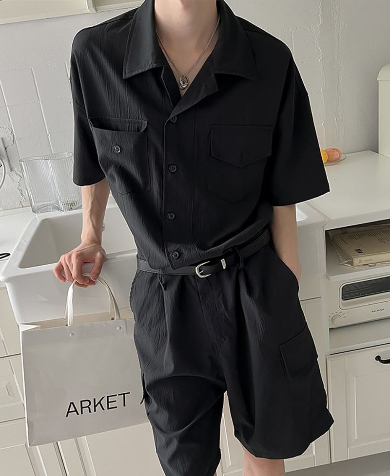 [ベルトあり] Jamie Jumpsuit (2 color)