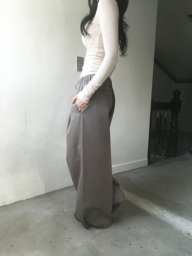 Cotton banding slacks