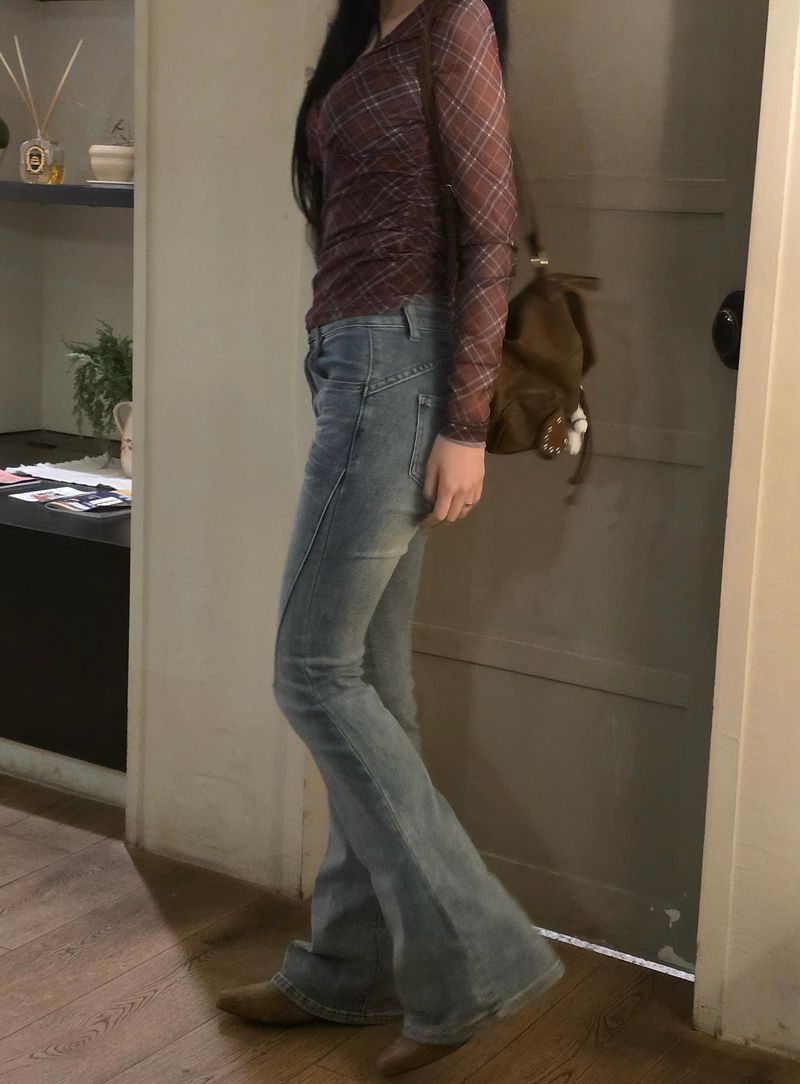 Vintage Two Line Bootcut Denim