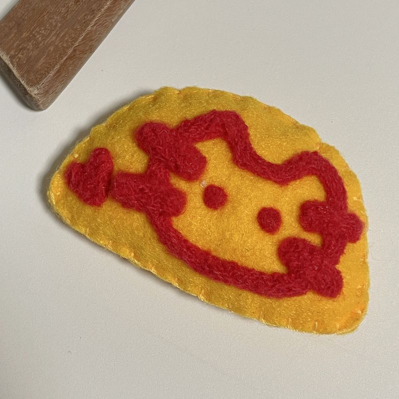 [MADE] Omelet rice Cat Key ring