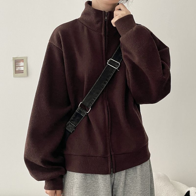 Pursue High-Neck Zip-up (5 colors) H&L