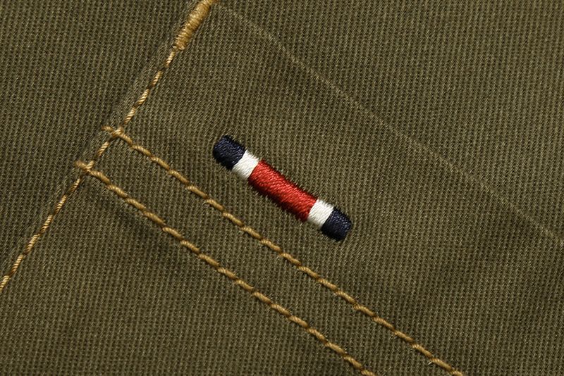 STITCH COTTON BLAZER_KHAKI