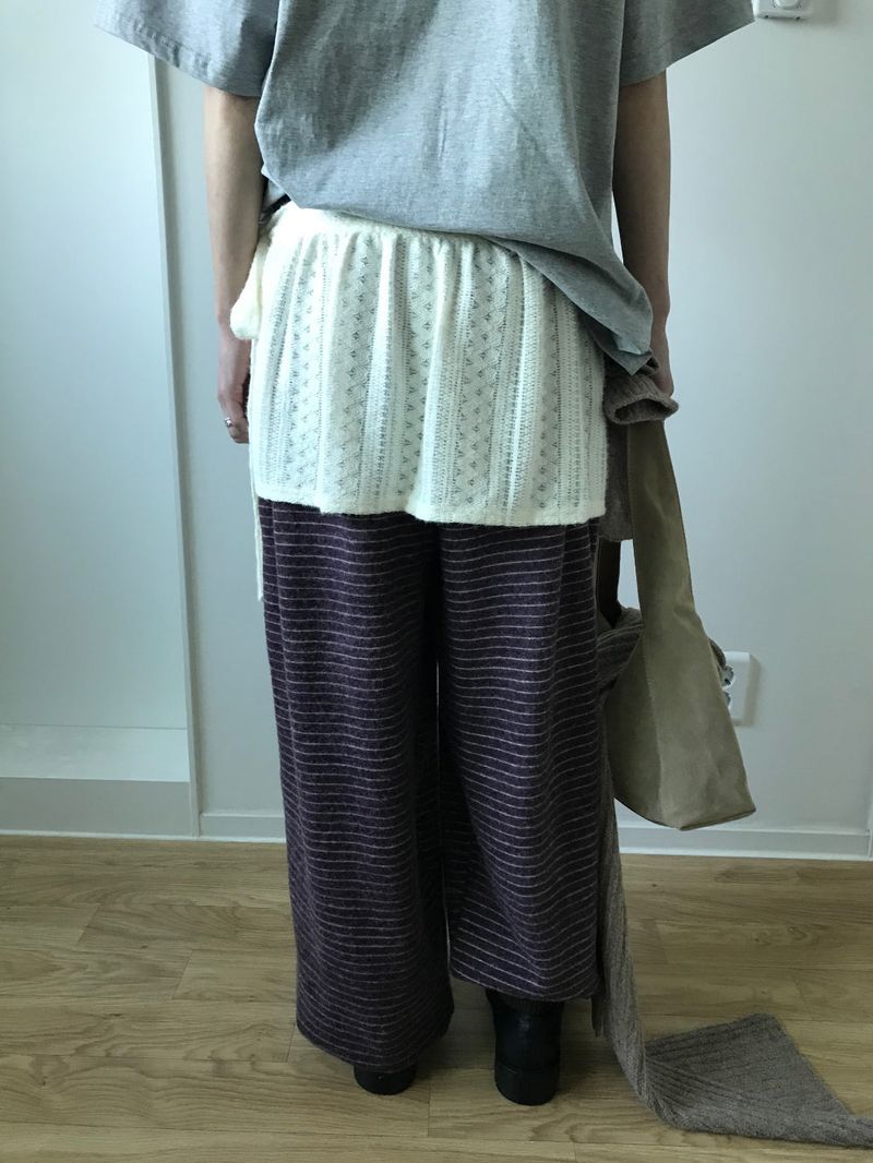 Seine Crochet Knit Wrap Skirt (2 Colors)