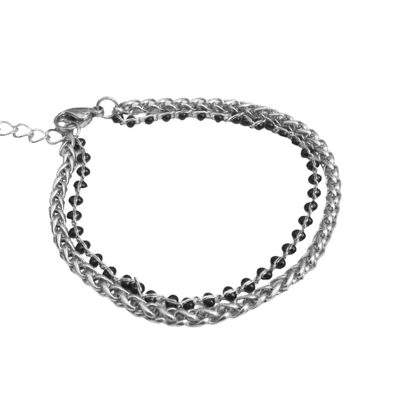 Men's Bracelet Beads Surgical Chain_CLEF HEADROOM BRC