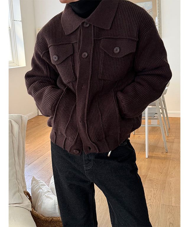 LAURANT（ロラン）の「[F/W] Wool padding knit trucker jacket(4color)（Jackets/Outerwear）」