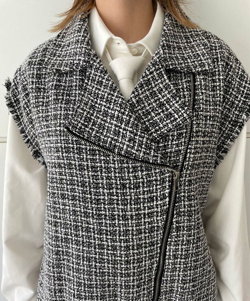 TWEED VEST
