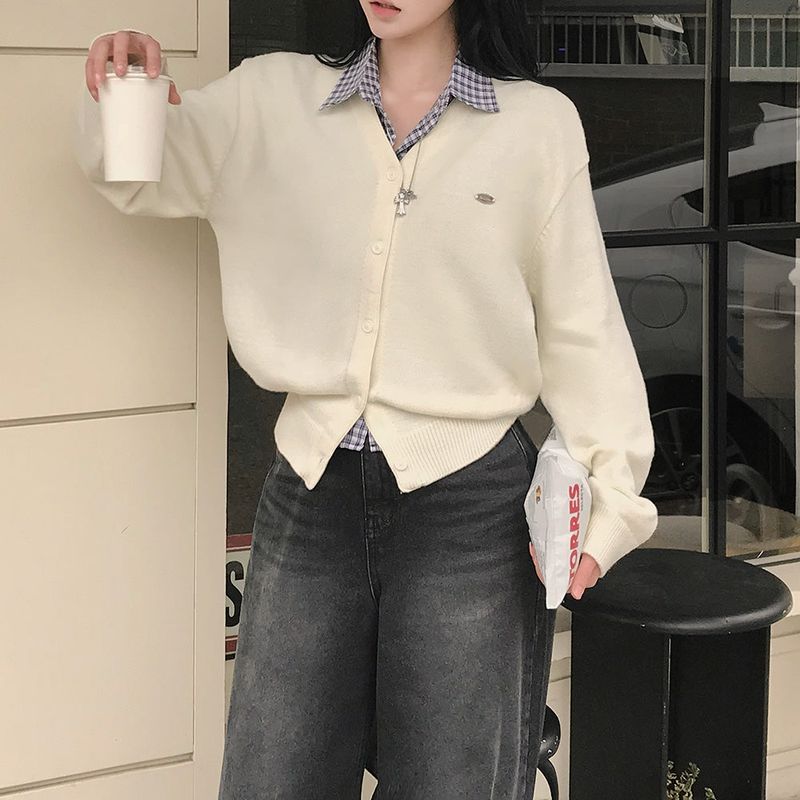 [bellide made] Merlin, Pendant V-neck Cardigan