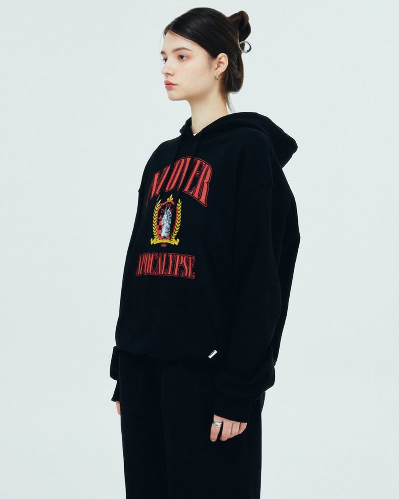 CHESS EMBLEM HOODIE-BLACK