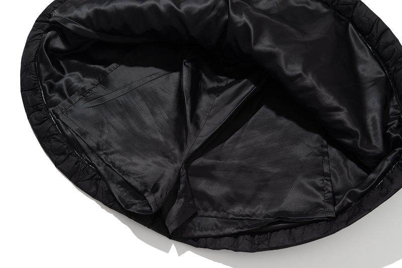 Heart Quilted Skirt (Black)