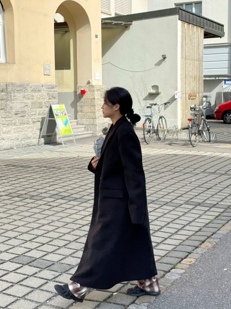 Eiffel length double maxi coat 