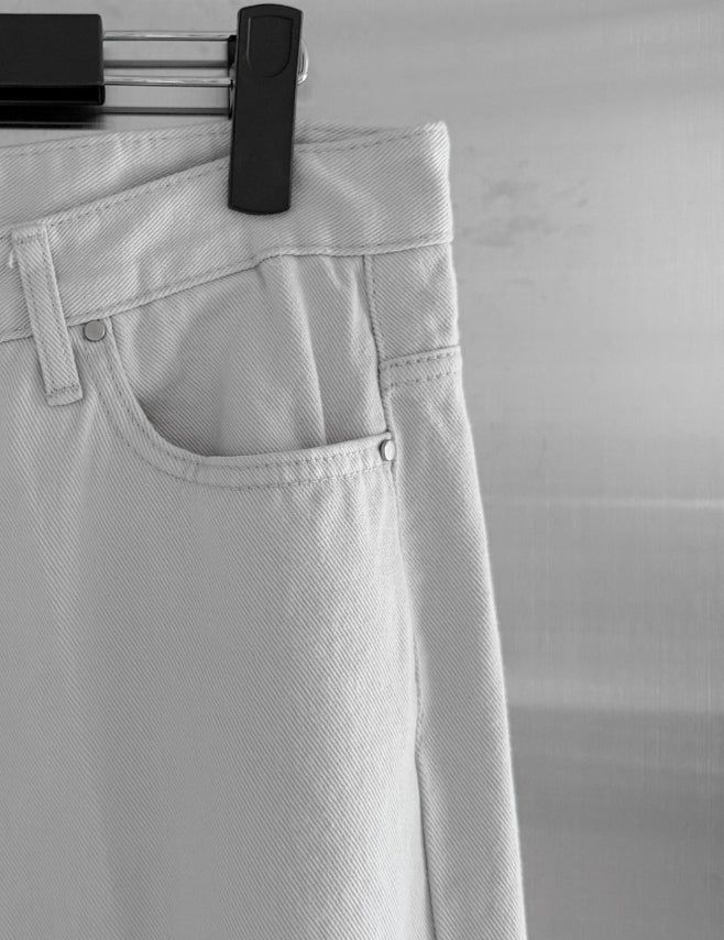 Mobel Snap Roll-up Cotton Pants
