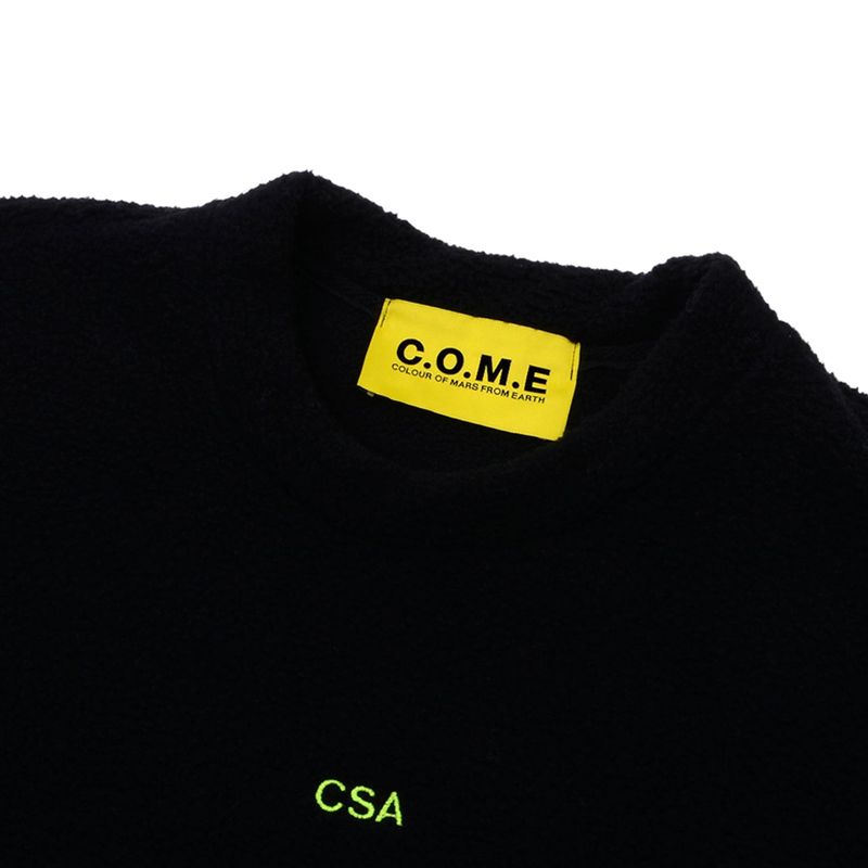 アームアーマーフリースプルオーバー[UNISEX] Arm-Warmer Fleece Pullover (Black)