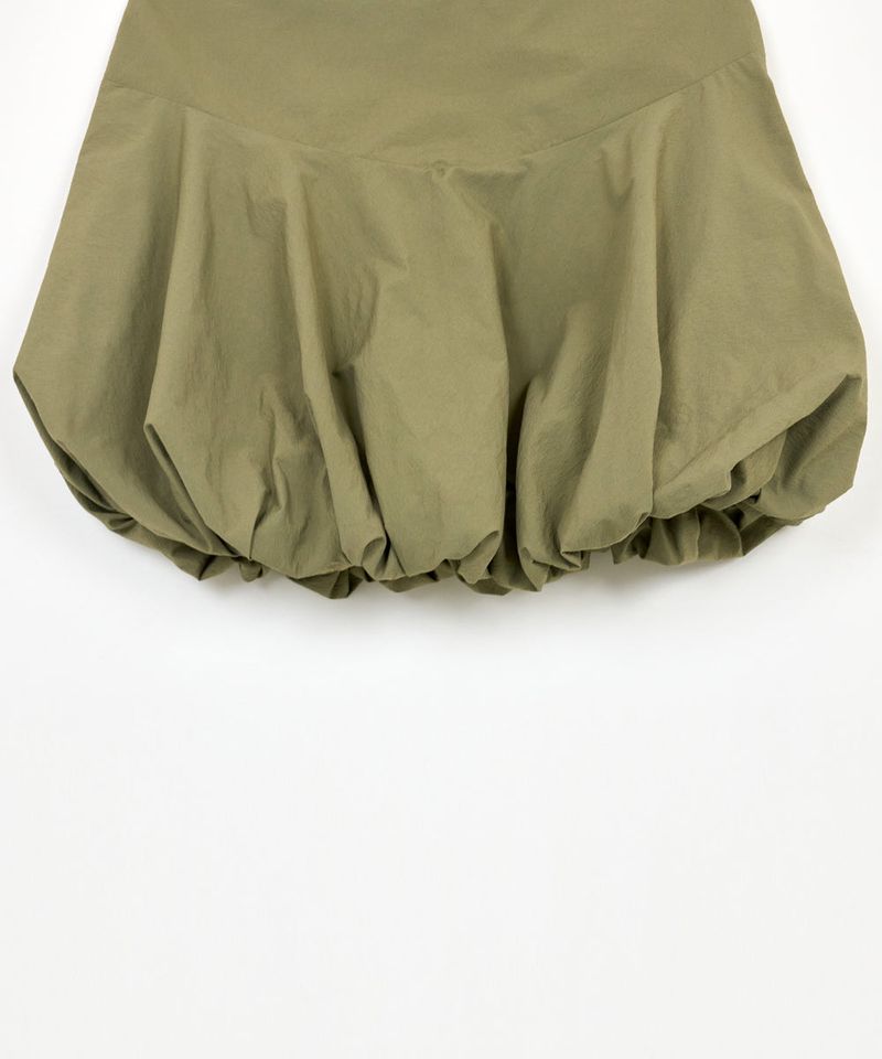 BALLOON MINI SKIRT KHAKI