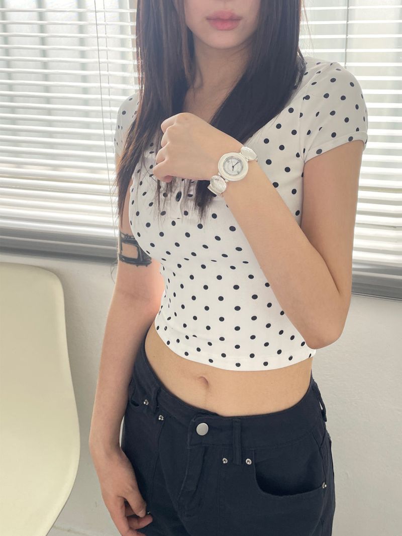 Brushed Circle Texture Watch