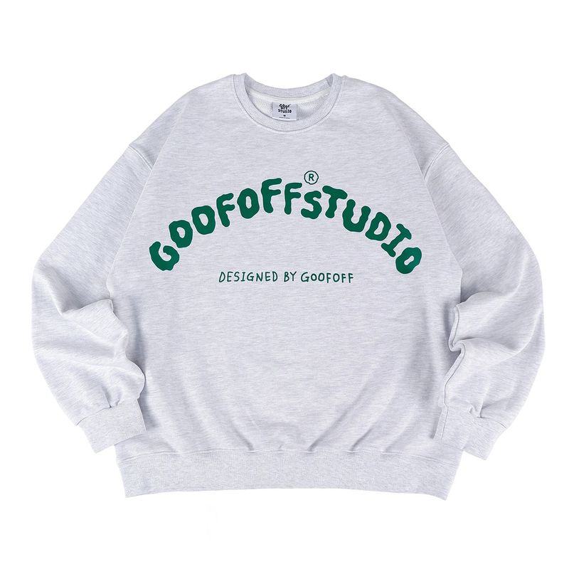 goofoffstudio(グーフオブスタジオ)の「GOOFOFF LOGO SWEAT SHIRT - ( Ash Gray )(Tops)」