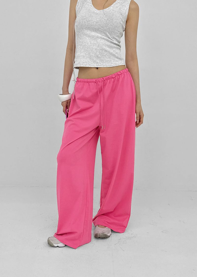 BLACKUP（ブラックアップ）の「[MADE] Pompo Cooling Wide Elastic Waist Pants (Set Available)（Pants）」