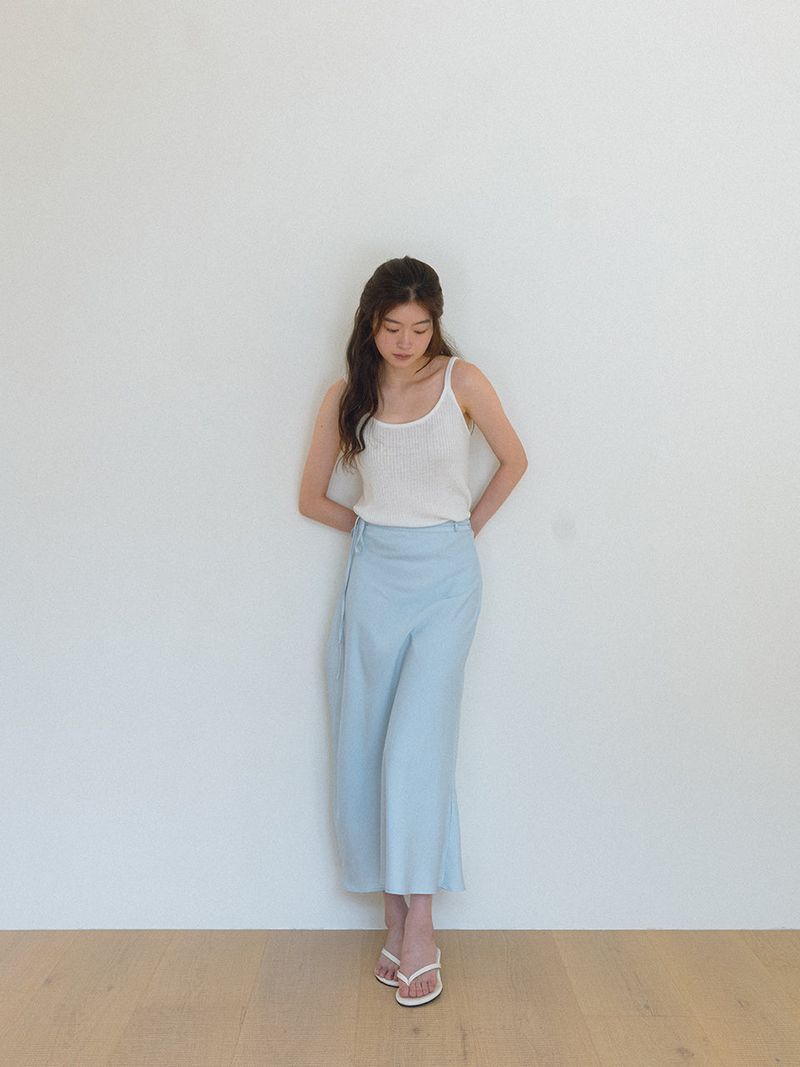 Slim Knit Sleeveless - Ivory
