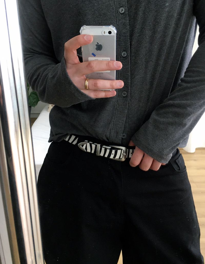 HOLY IN CODE（ホーリーインコード）の「No.1684 zebra leather BELT（Fashion Accessories）」